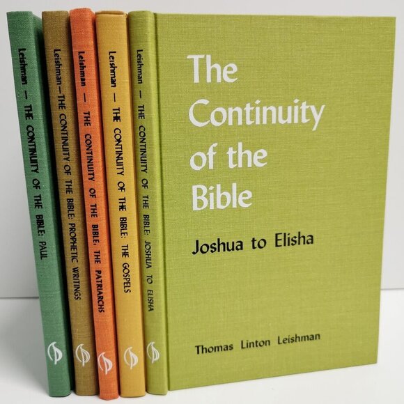 1967 Continuity of the Bible 5-Volume Set Thomas Leishman Vintage Christian Reli - Picture 1 of 13